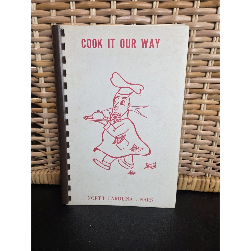 North Carolina NARS Cookbook Wilmington, NC Vintage Spiral 1970s?